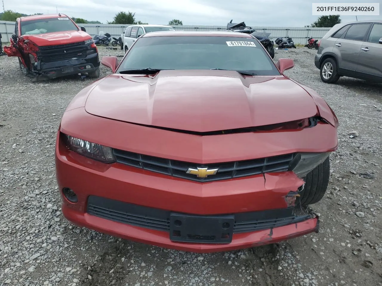 2015 Chevrolet Camaro Lt VIN: 2G1FF1E36F9240260 Lot: 61791864