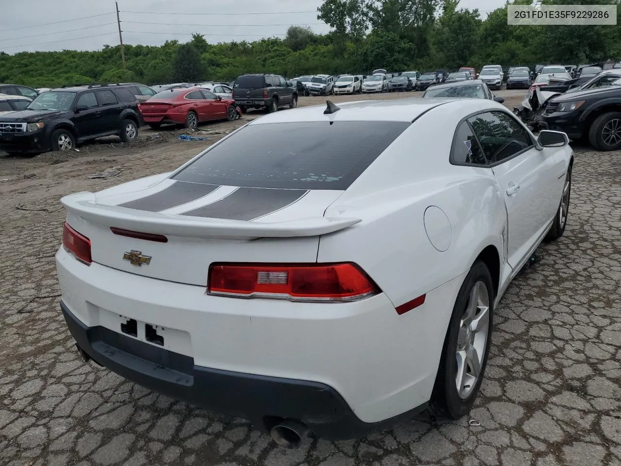 2015 Chevrolet Camaro Lt VIN: 2G1FD1E35F9229286 Lot: 62289703