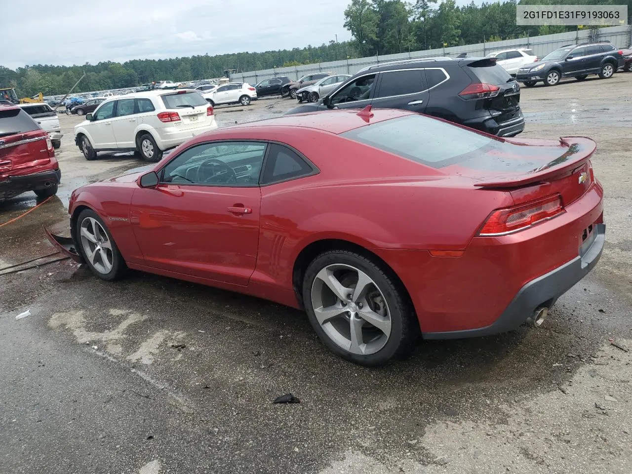 2015 Chevrolet Camaro Lt VIN: 2G1FD1E31F9193063 Lot: 62665624