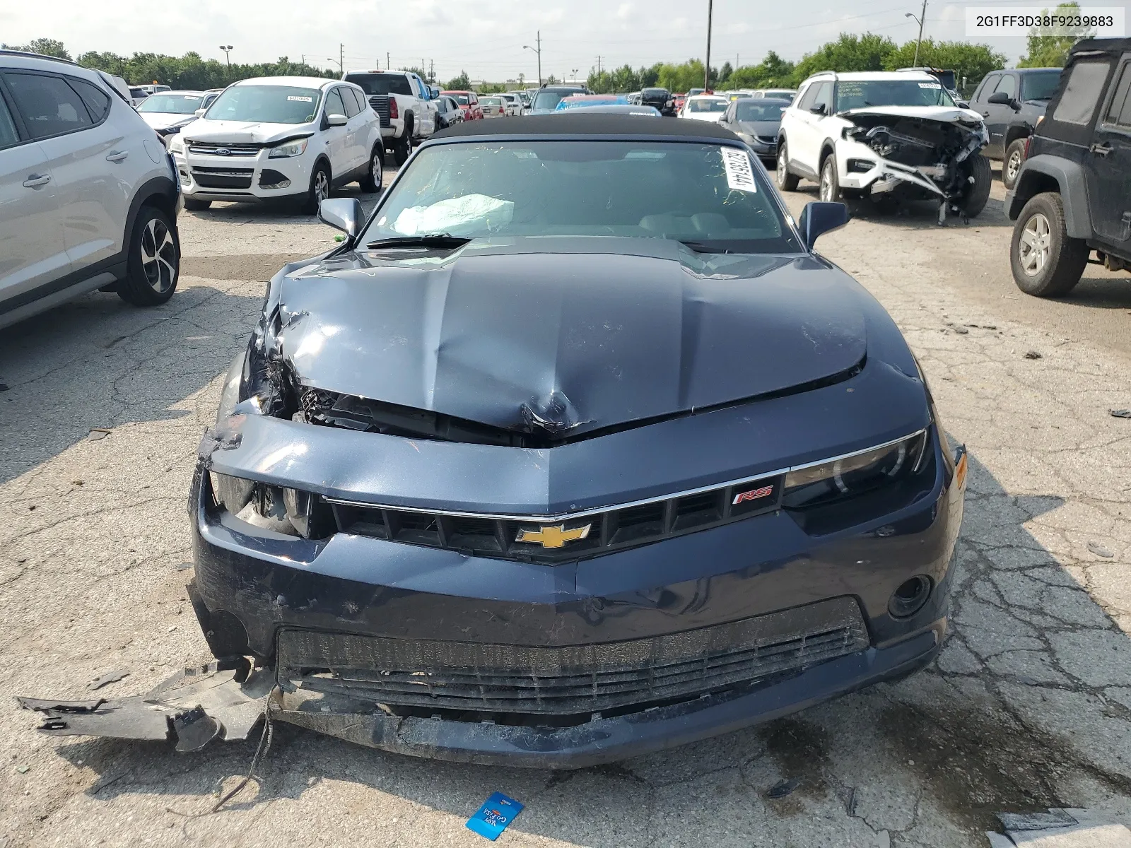 2015 Chevrolet Camaro Lt VIN: 2G1FF3D38F9239883 Lot: 62735144