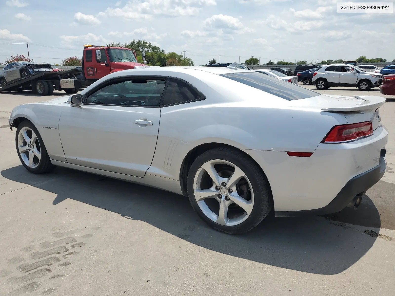 2015 Chevrolet Camaro Lt VIN: 2G1FD1E33F9309492 Lot: 63769684