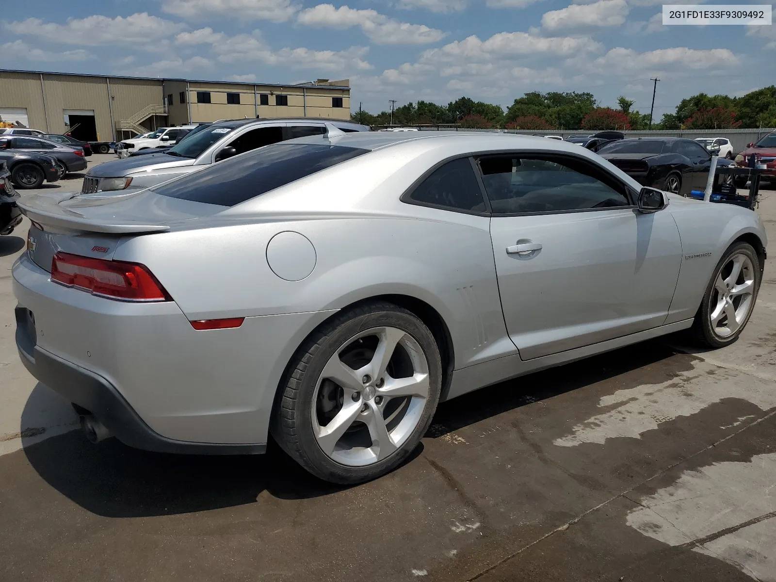 2015 Chevrolet Camaro Lt VIN: 2G1FD1E33F9309492 Lot: 63769684