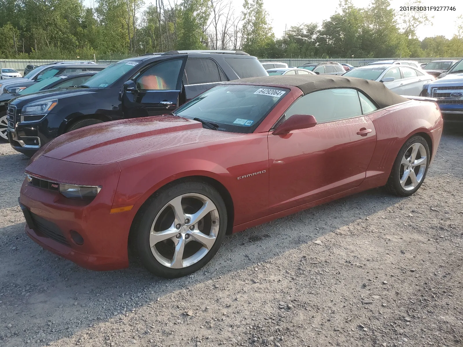 2015 Chevrolet Camaro Lt VIN: 2G1FF3D31F9277746 Lot: 64292064