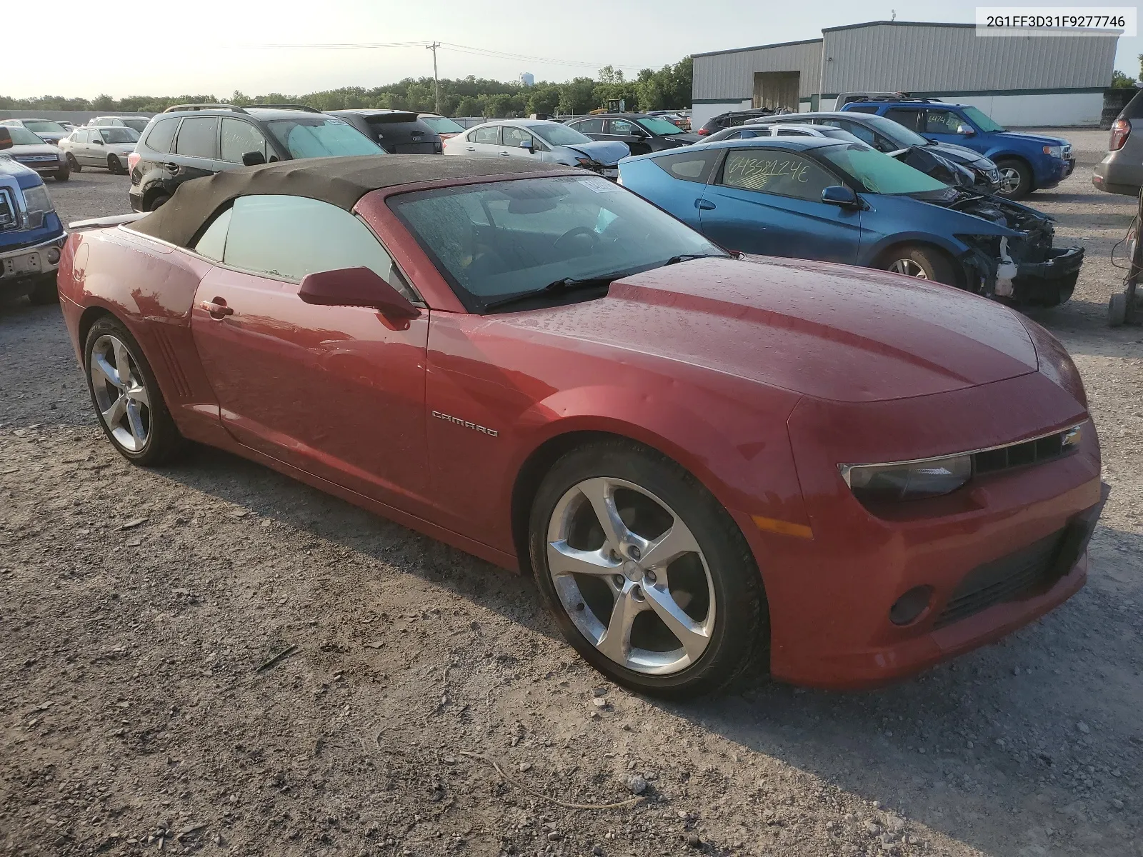 2015 Chevrolet Camaro Lt VIN: 2G1FF3D31F9277746 Lot: 64292064