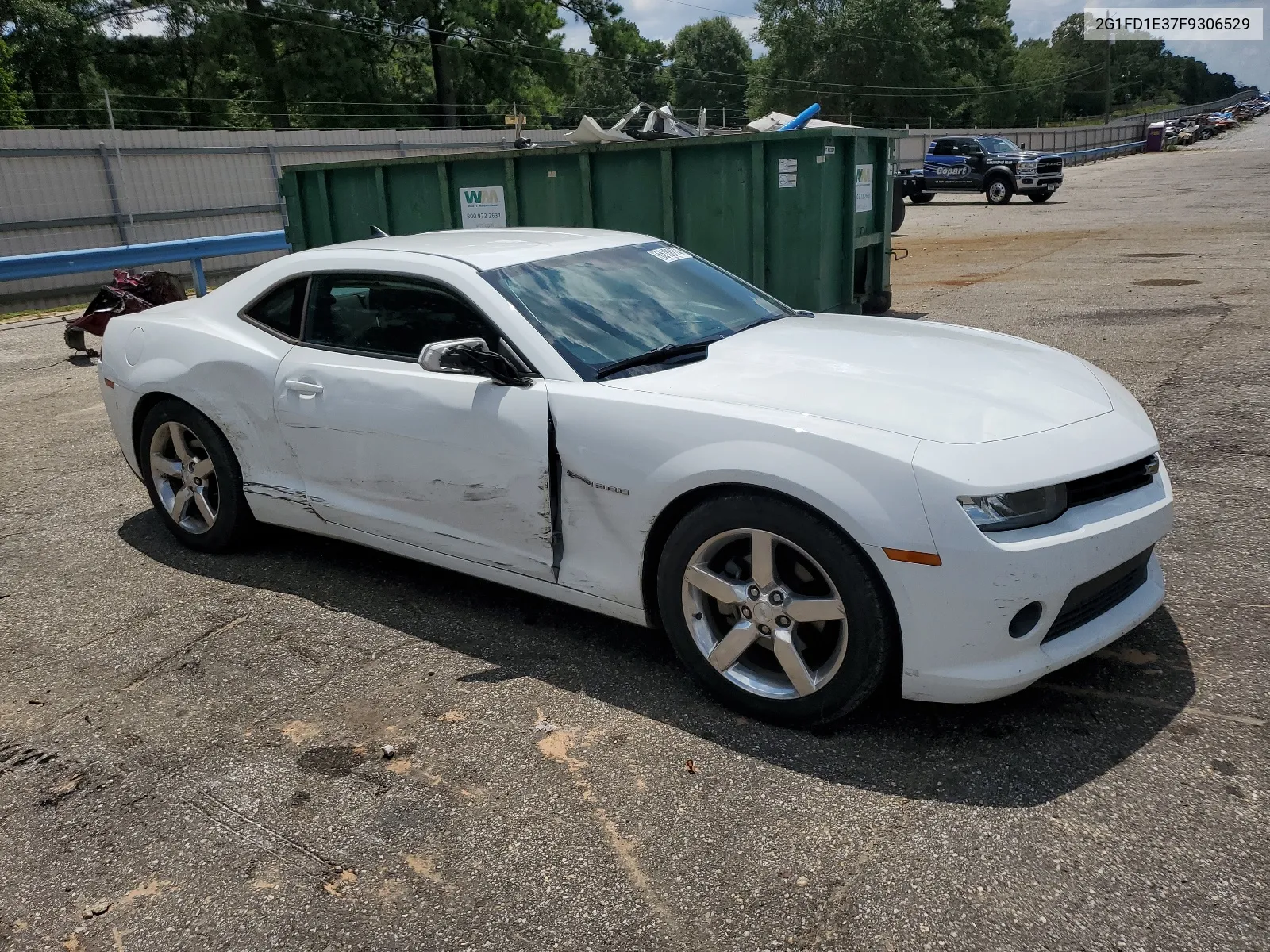 2015 Chevrolet Camaro Lt VIN: 2G1FD1E37F9306529 Lot: 65168274