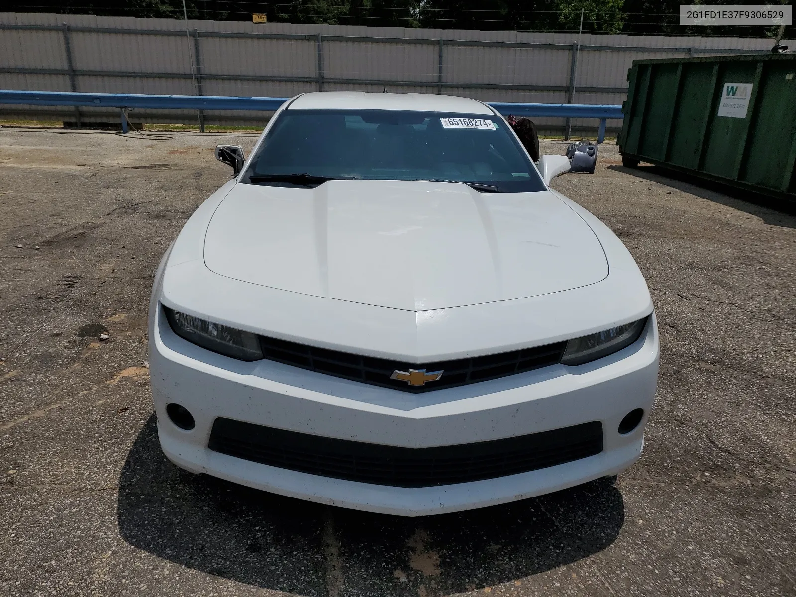 2015 Chevrolet Camaro Lt VIN: 2G1FD1E37F9306529 Lot: 65168274