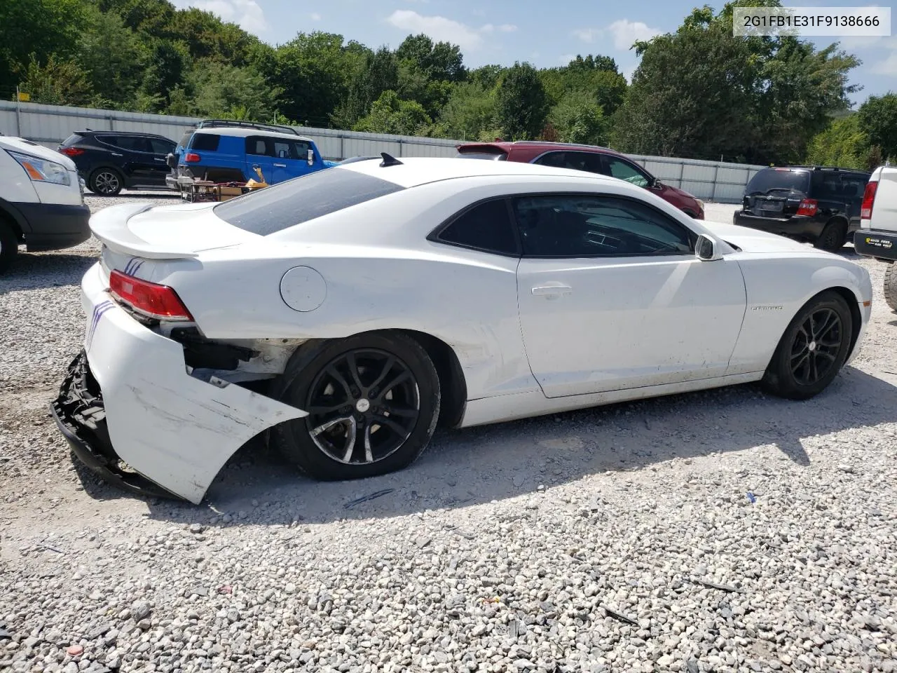 2015 Chevrolet Camaro Ls VIN: 2G1FB1E31F9138666 Lot: 65239284