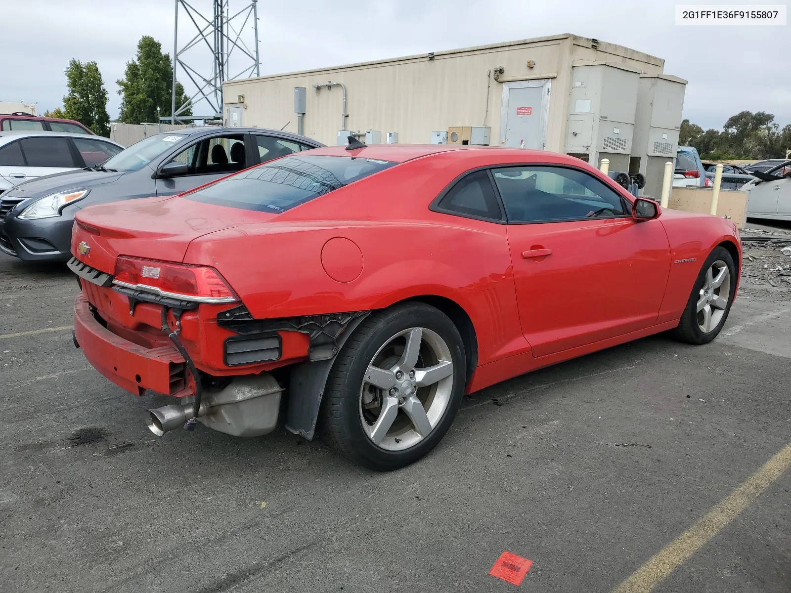 2015 Chevrolet Camaro Lt VIN: 2G1FF1E36F9155807 Lot: 65836124