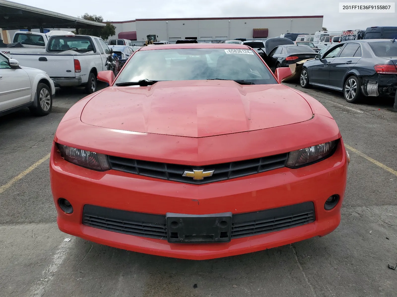 2015 Chevrolet Camaro Lt VIN: 2G1FF1E36F9155807 Lot: 65836124