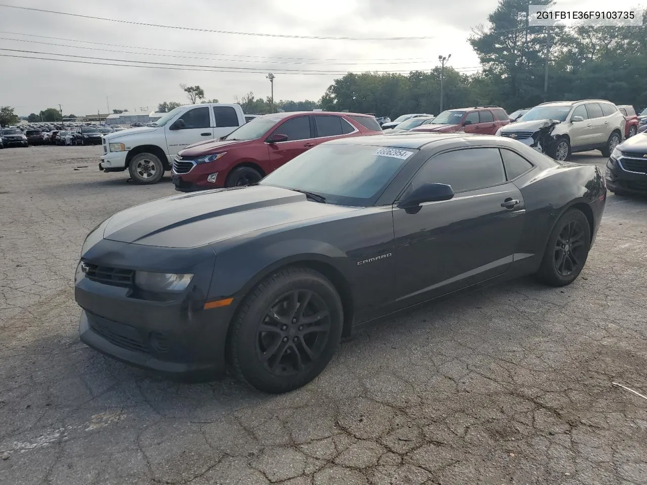 2015 Chevrolet Camaro Ls VIN: 2G1FB1E36F9103735 Lot: 66062954