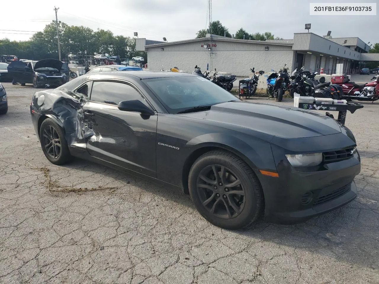 2015 Chevrolet Camaro Ls VIN: 2G1FB1E36F9103735 Lot: 66062954