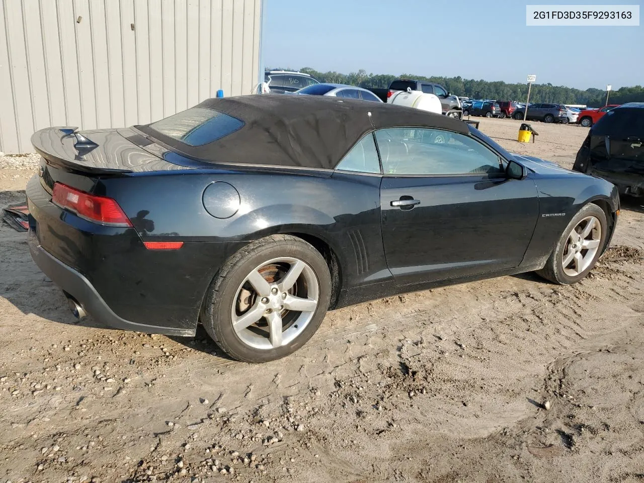 2015 Chevrolet Camaro Lt VIN: 2G1FD3D35F9293163 Lot: 66104584