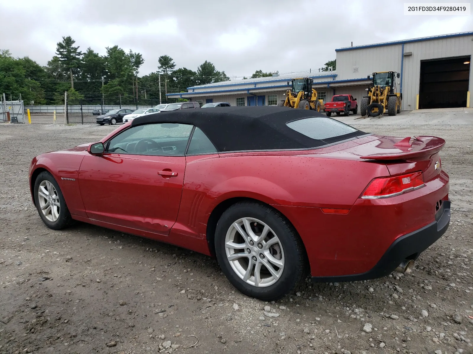 2015 Chevrolet Camaro Lt VIN: 2G1FD3D34F9280419 Lot: 66157394