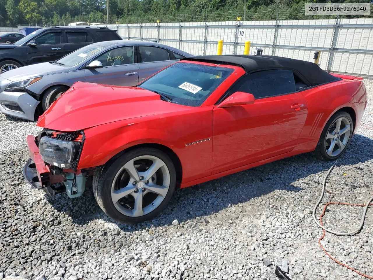 2G1FD3D36F9276940 2015 Chevrolet Camaro Lt