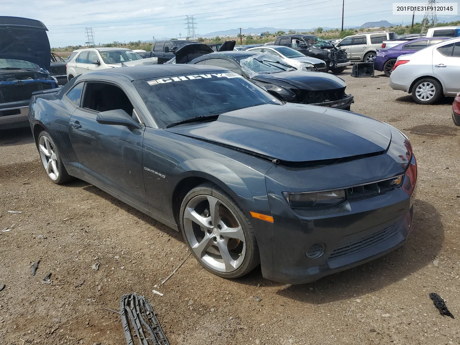 2015 Chevrolet Camaro Lt VIN: 2G1FD1E31F9120145 Lot: 66806774