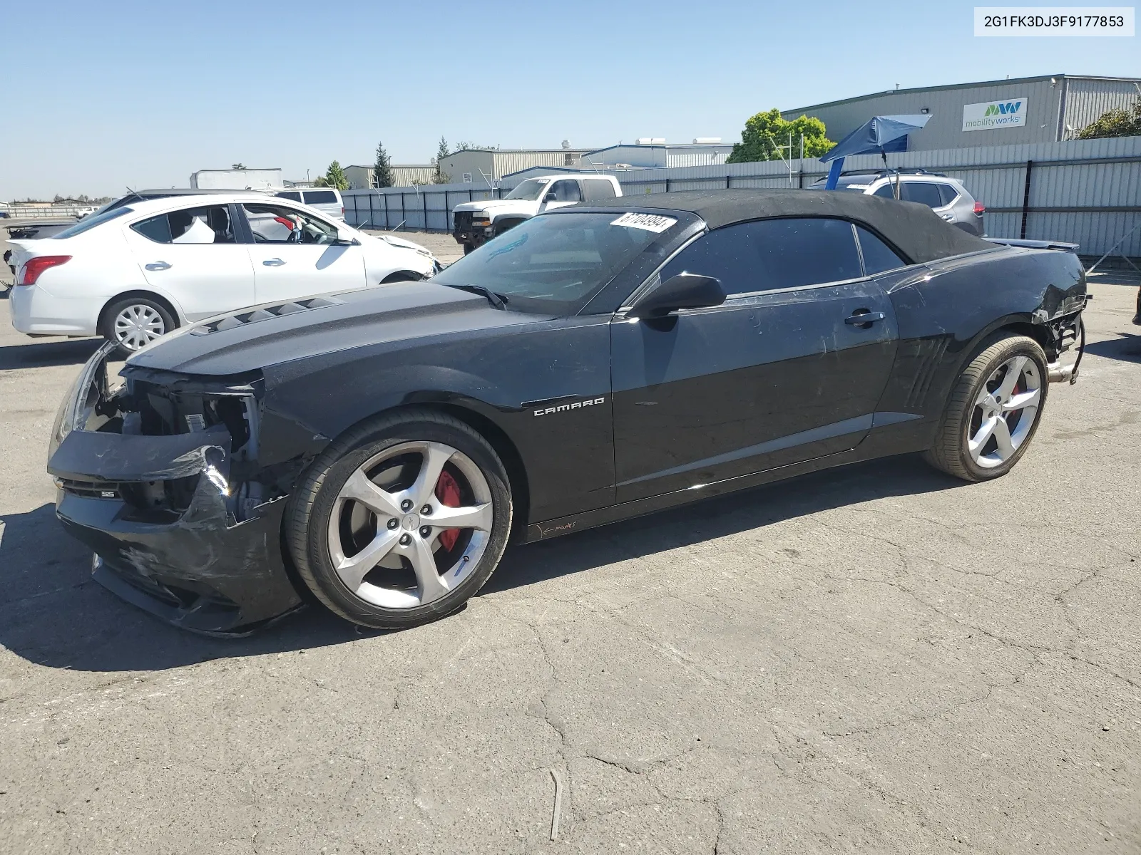 2015 Chevrolet Camaro 2Ss VIN: 2G1FK3DJ3F9177853 Lot: 67104994