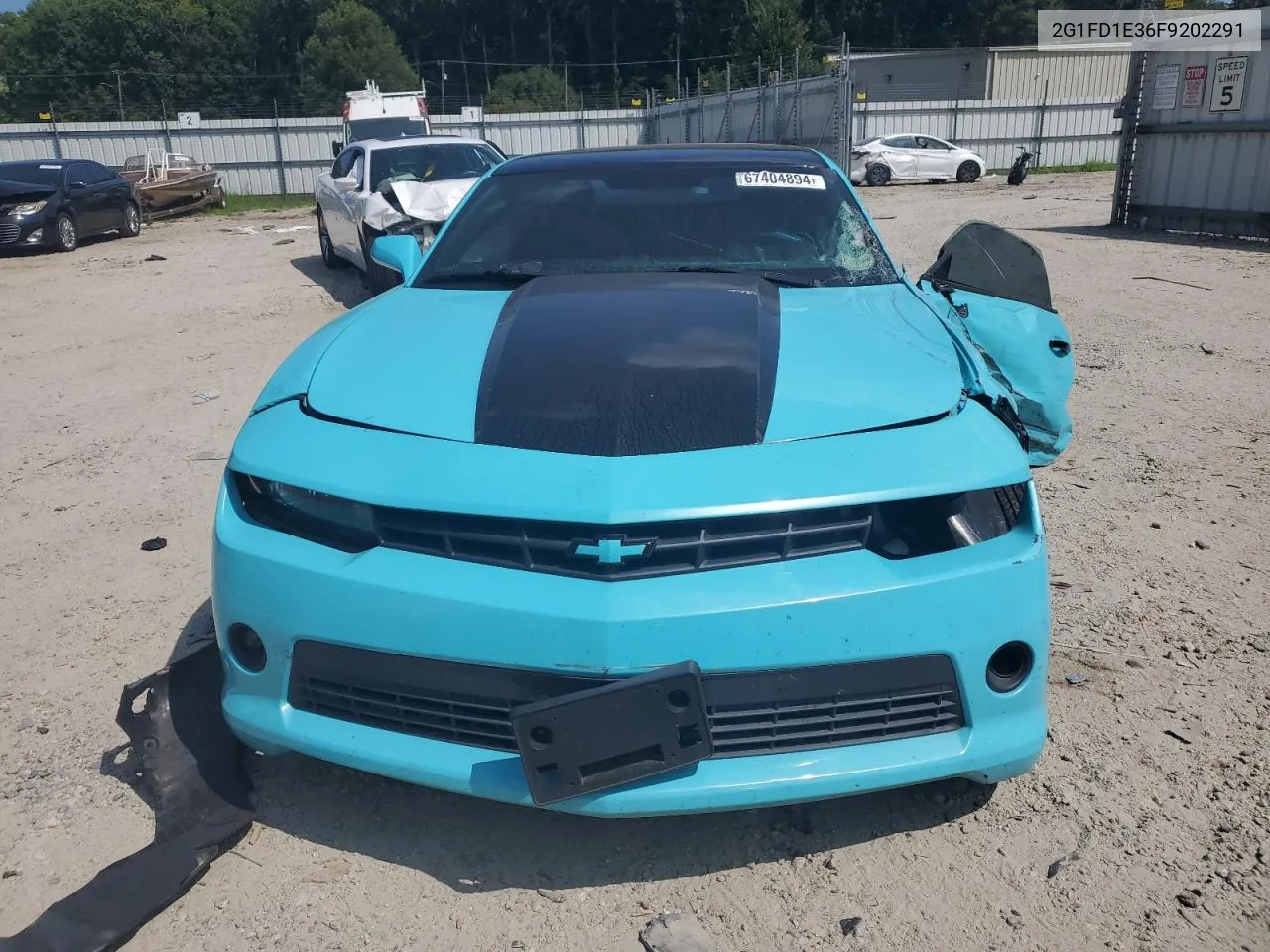 2015 Chevrolet Camaro Lt VIN: 2G1FD1E36F9202291 Lot: 67404894