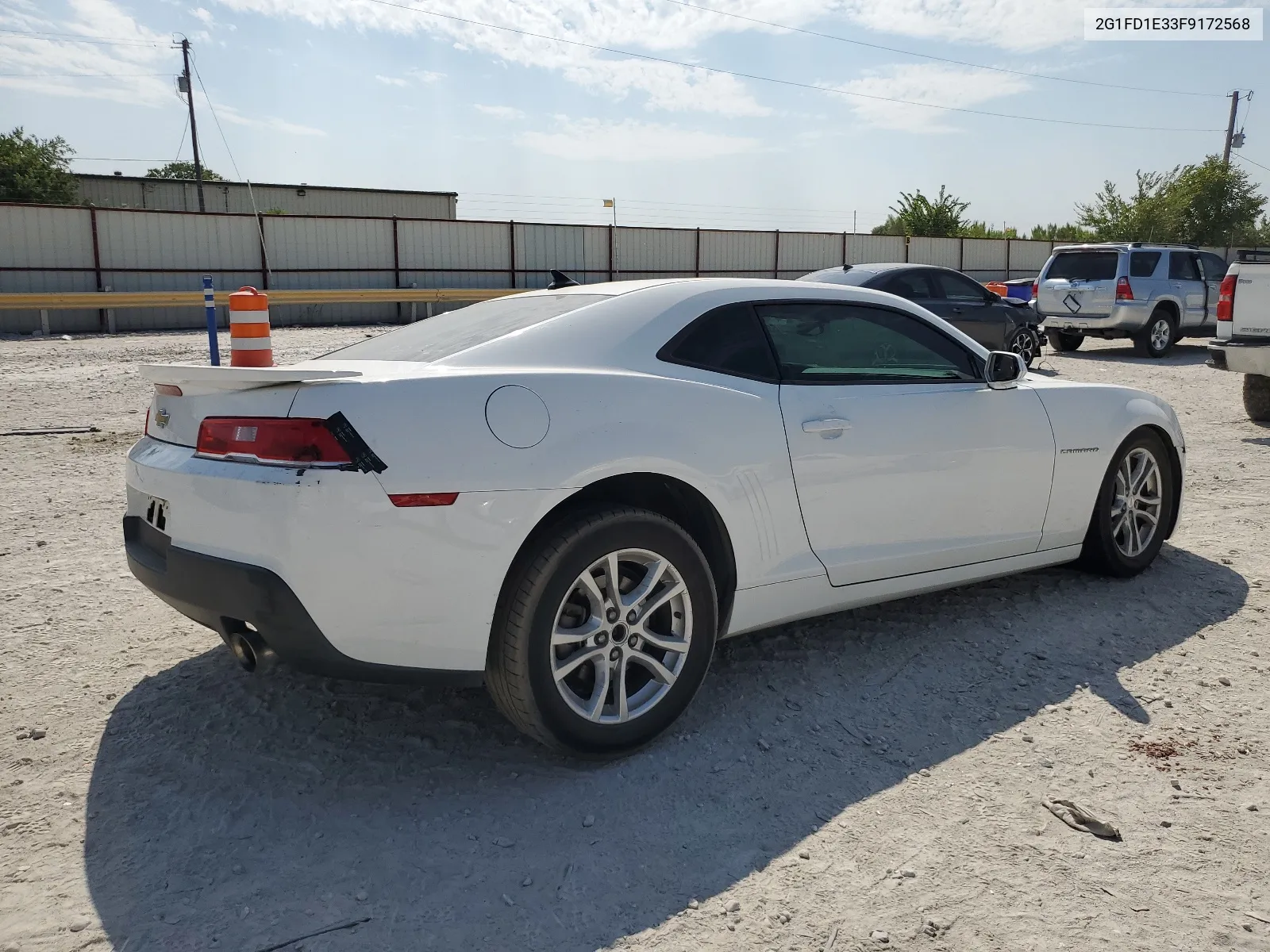 2015 Chevrolet Camaro Lt VIN: 2G1FD1E33F9172568 Lot: 68695294