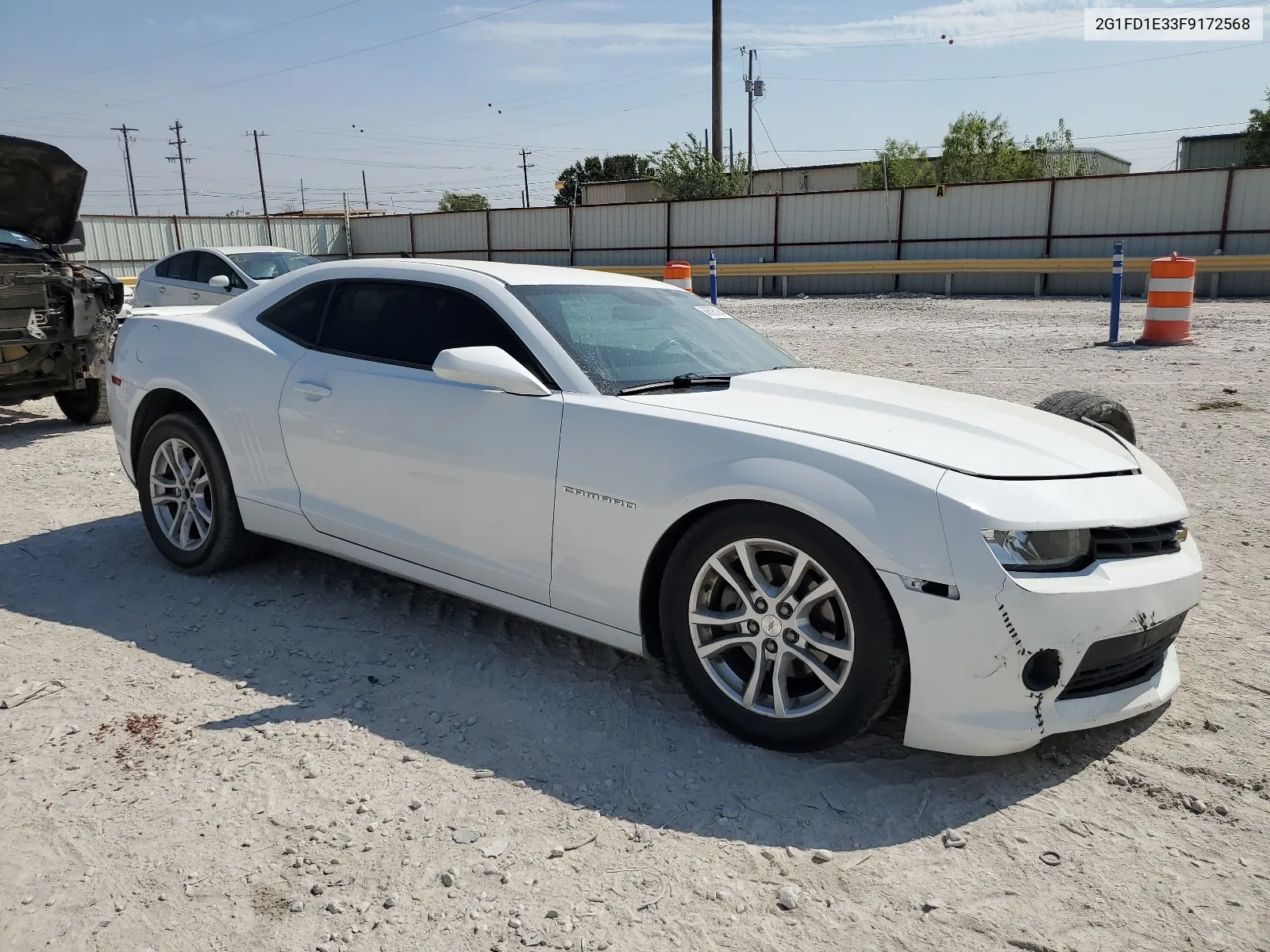 2015 Chevrolet Camaro Lt VIN: 2G1FD1E33F9172568 Lot: 68695294