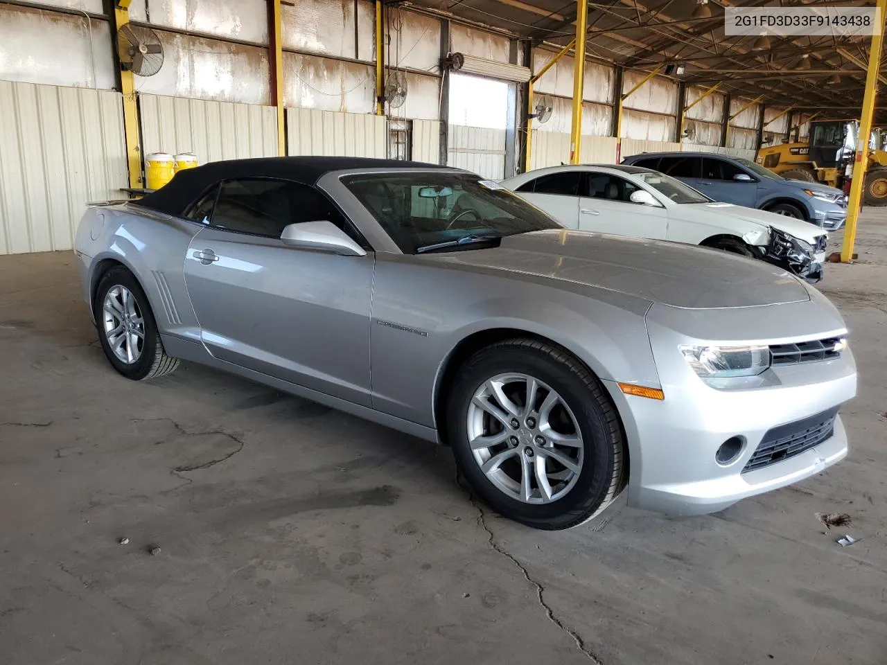 2015 Chevrolet Camaro Lt VIN: 2G1FD3D33F9143438 Lot: 68918254