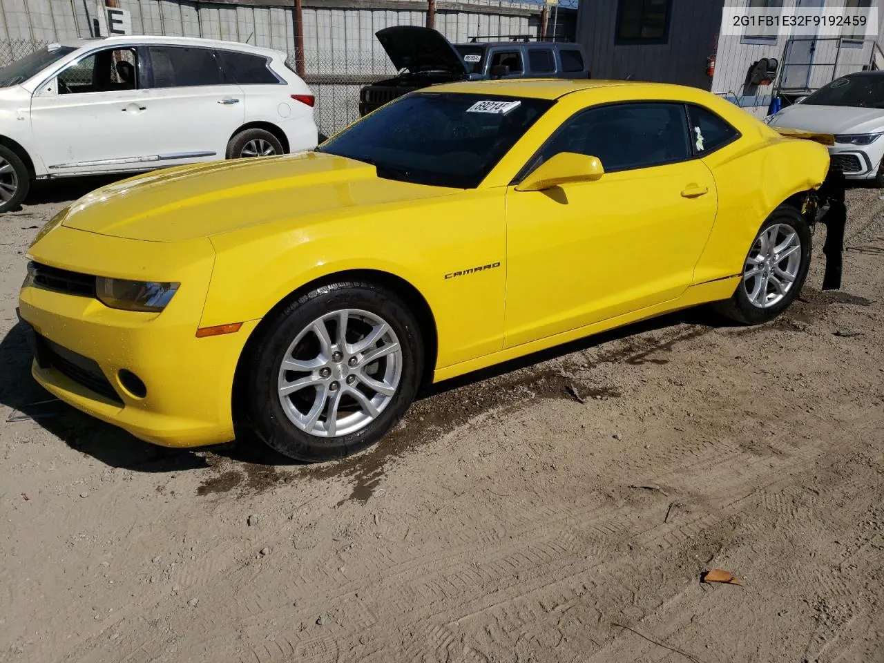 2015 Chevrolet Camaro Ls VIN: 2G1FB1E32F9192459 Lot: 69214514