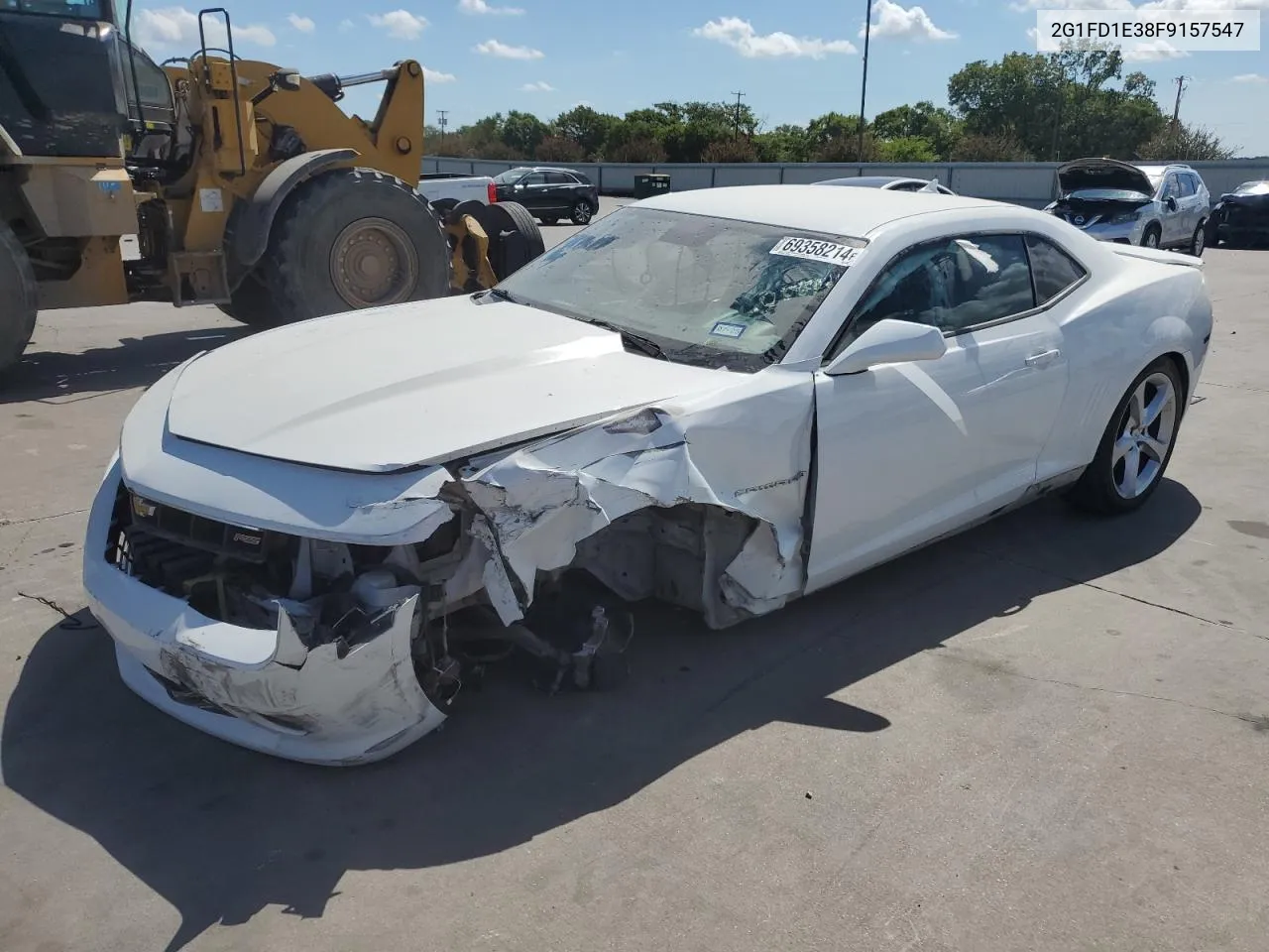 2015 Chevrolet Camaro Lt VIN: 2G1FD1E38F9157547 Lot: 69358214