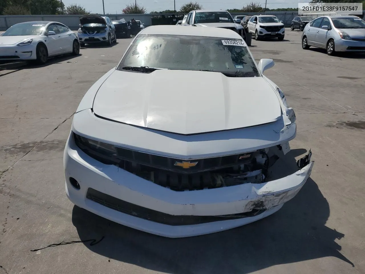 2015 Chevrolet Camaro Lt VIN: 2G1FD1E38F9157547 Lot: 69358214