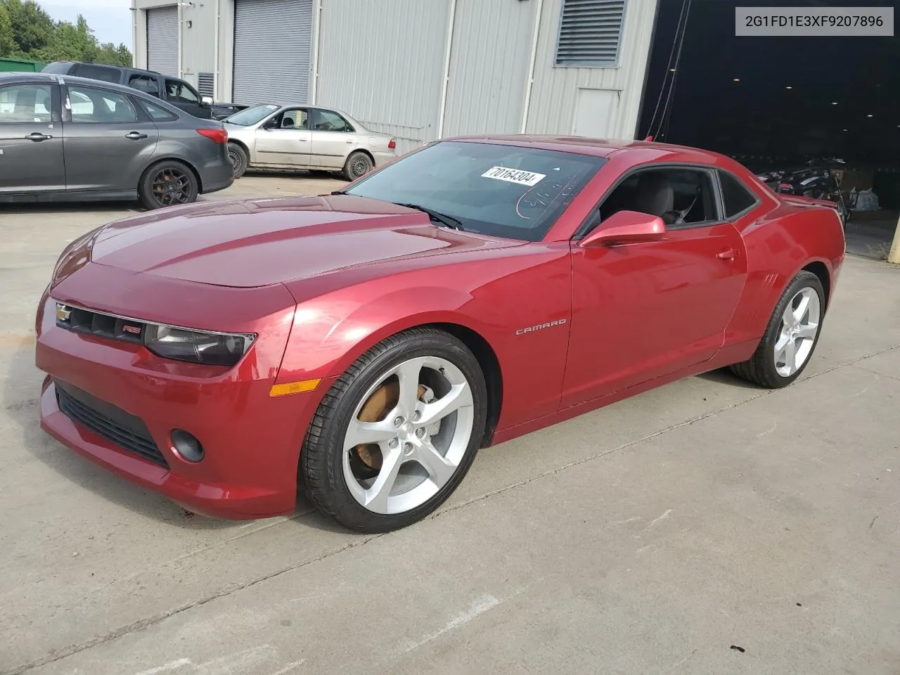 2015 Chevrolet Camaro Lt VIN: 2G1FD1E3XF9207896 Lot: 70164304