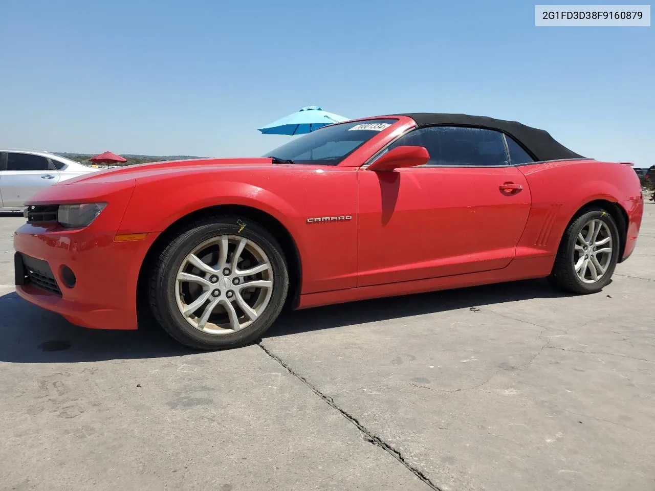 2015 Chevrolet Camaro Lt VIN: 2G1FD3D38F9160879 Lot: 70801334