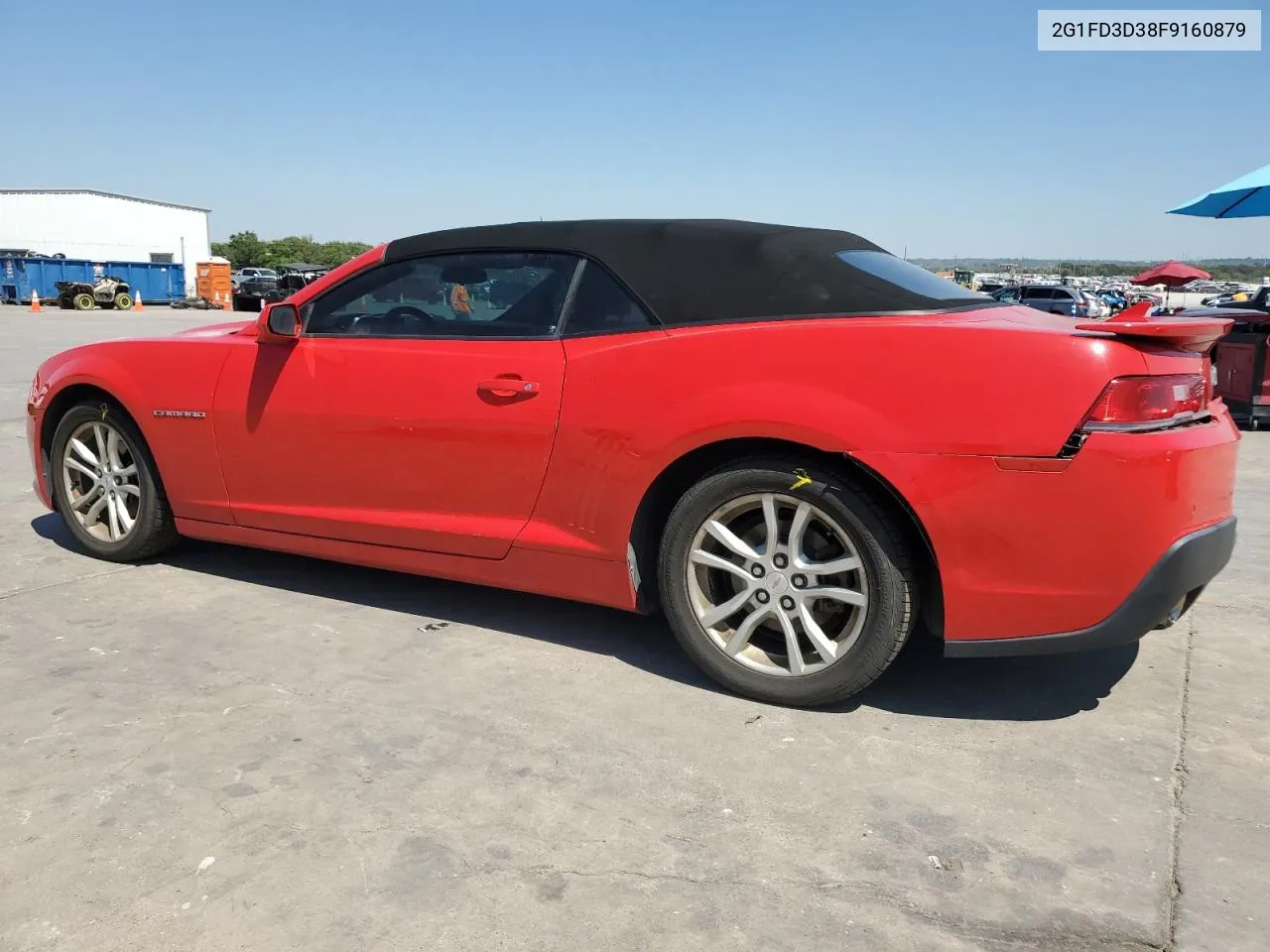 2015 Chevrolet Camaro Lt VIN: 2G1FD3D38F9160879 Lot: 70801334