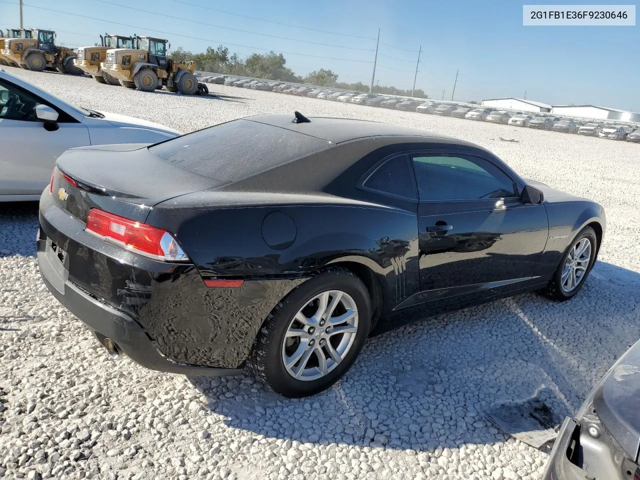 2015 Chevrolet Camaro Ls VIN: 2G1FB1E36F9230646 Lot: 71017874