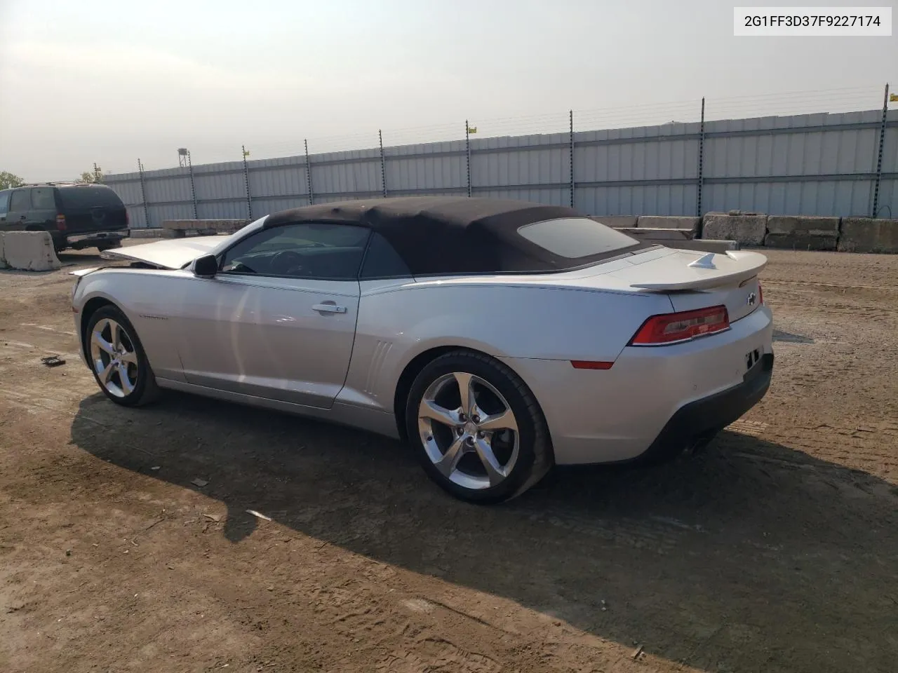 2015 Chevrolet Camaro Lt VIN: 2G1FF3D37F9227174 Lot: 71239994