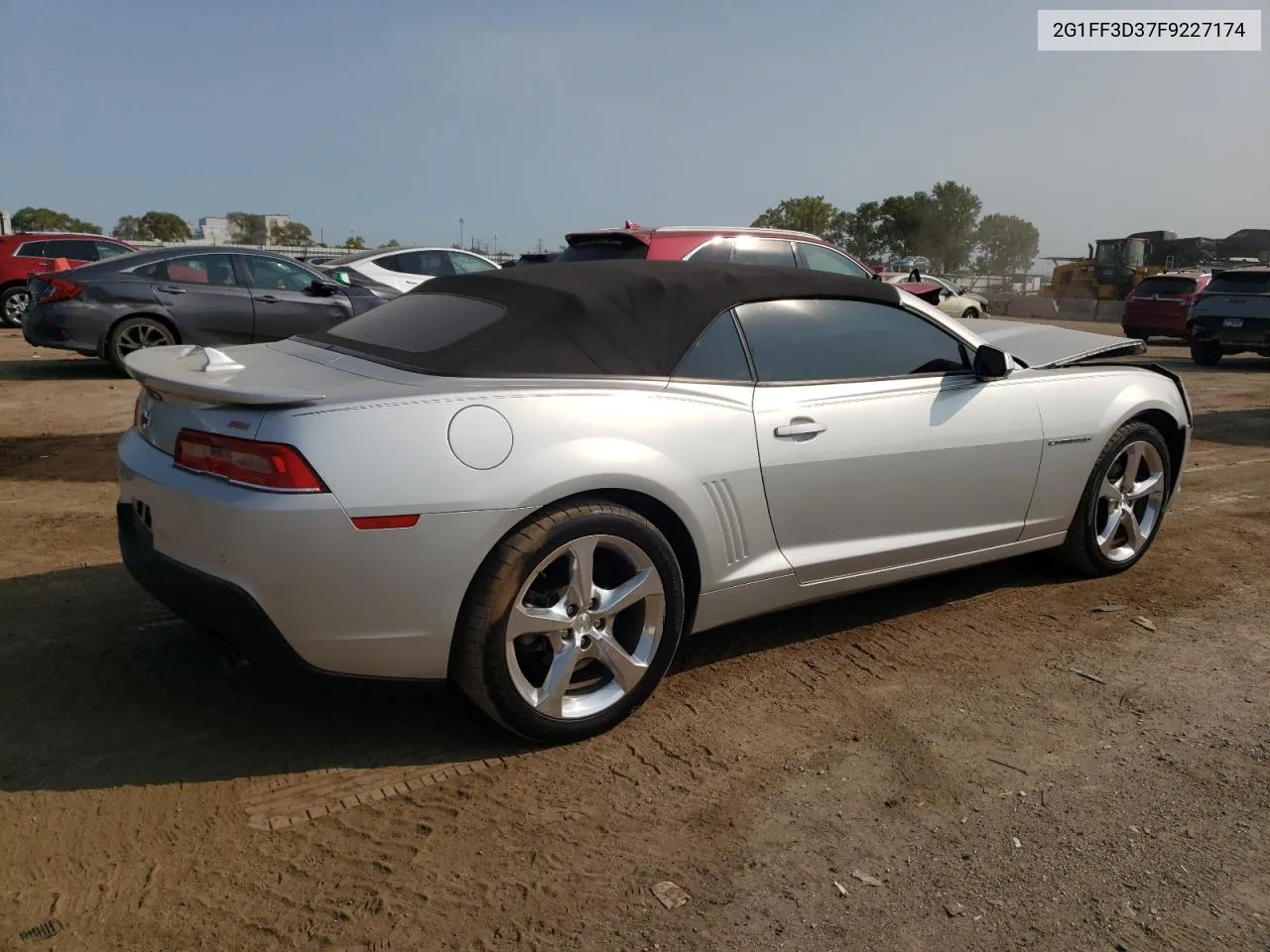 2015 Chevrolet Camaro Lt VIN: 2G1FF3D37F9227174 Lot: 71239994