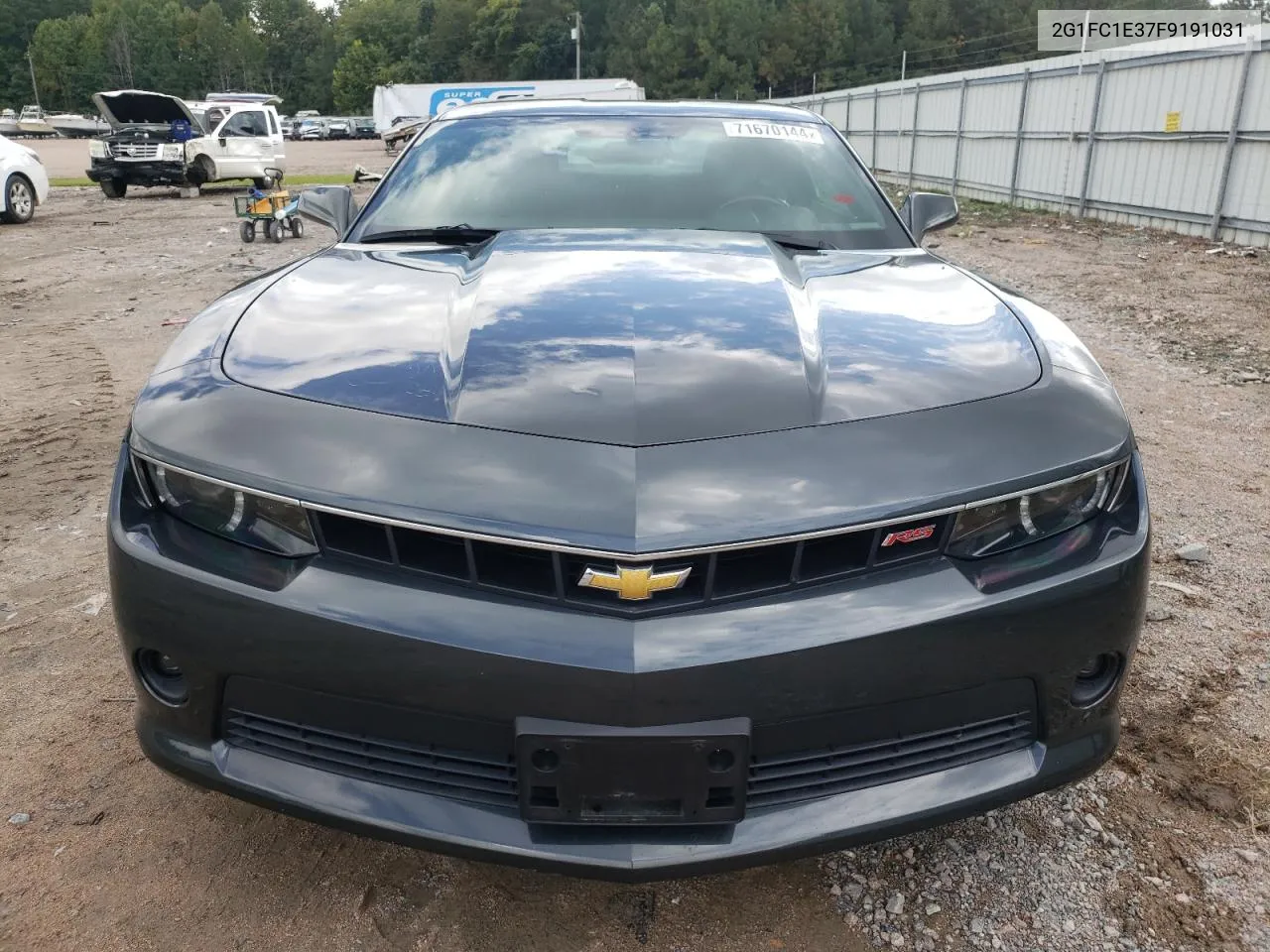 2015 Chevrolet Camaro Lt VIN: 2G1FC1E37F9191031 Lot: 71670144