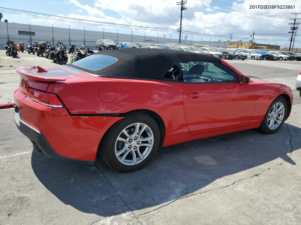 2015 Chevrolet Camaro Lt VIN: 2G1FD3D38F9225861 Lot: 71816024