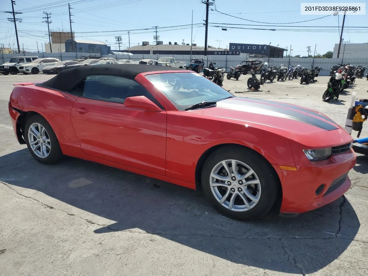 2015 Chevrolet Camaro Lt VIN: 2G1FD3D38F9225861 Lot: 71816024