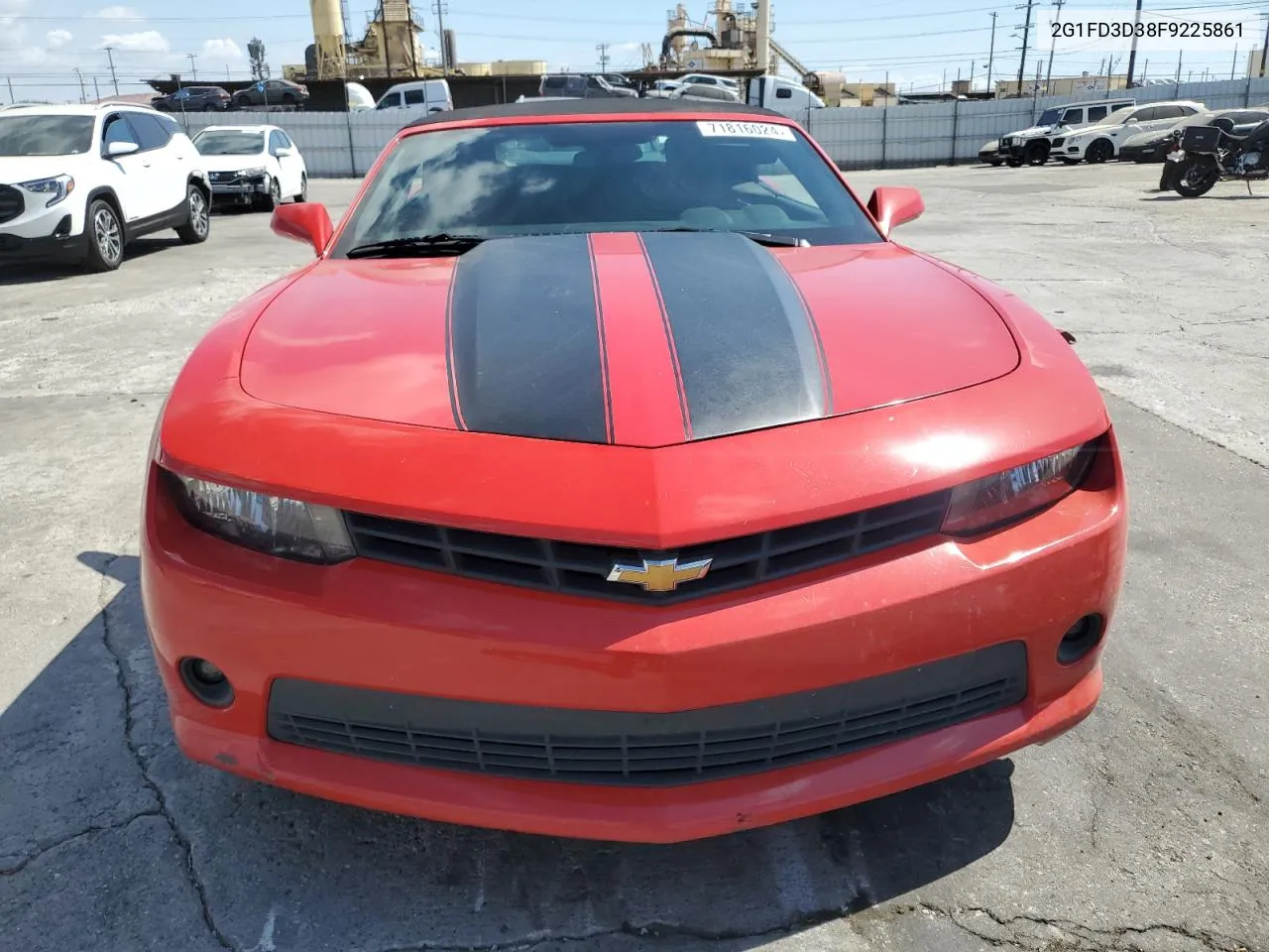 2015 Chevrolet Camaro Lt VIN: 2G1FD3D38F9225861 Lot: 71816024