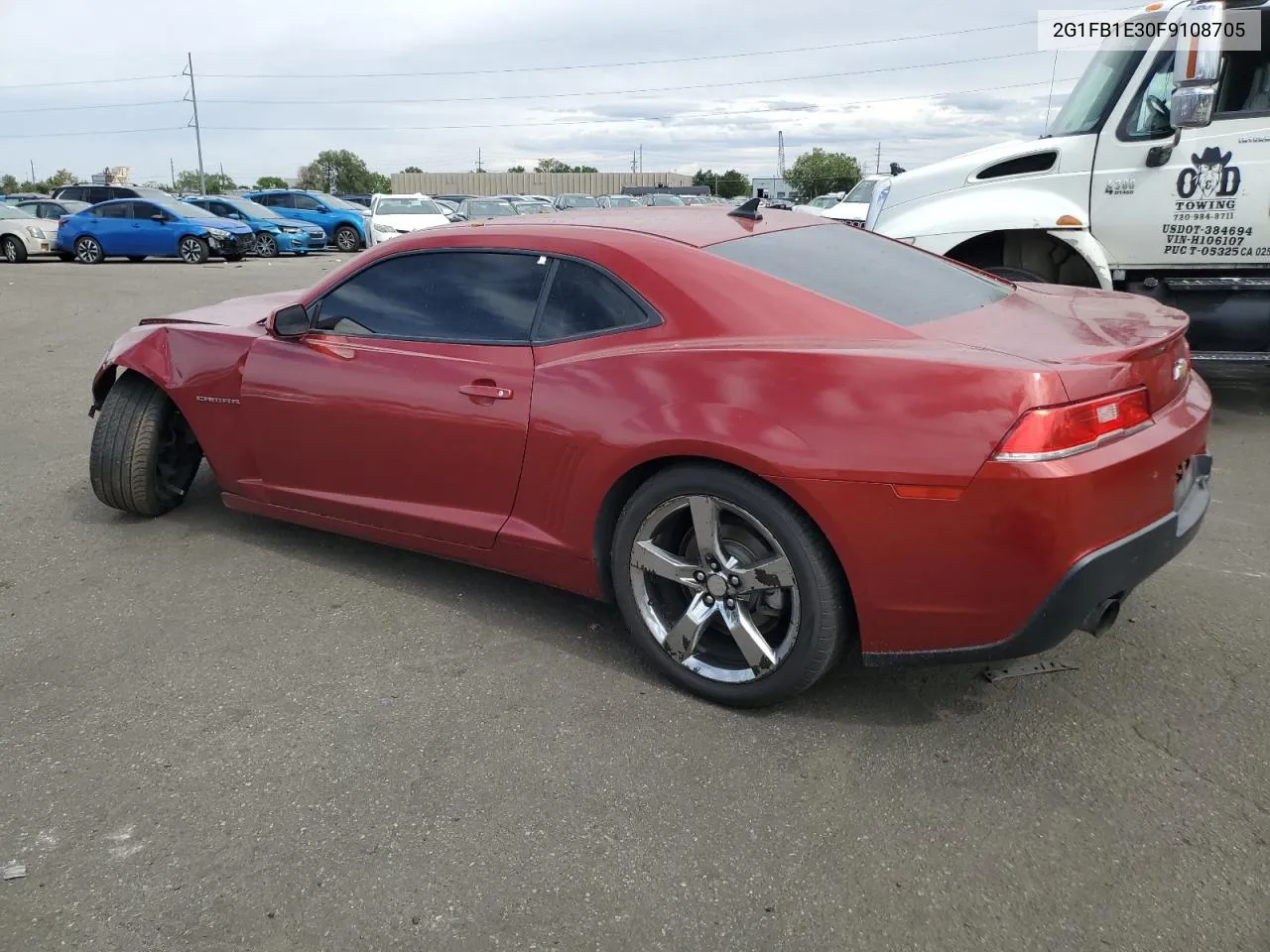 2015 Chevrolet Camaro Ls VIN: 2G1FB1E30F9108705 Lot: 71847384