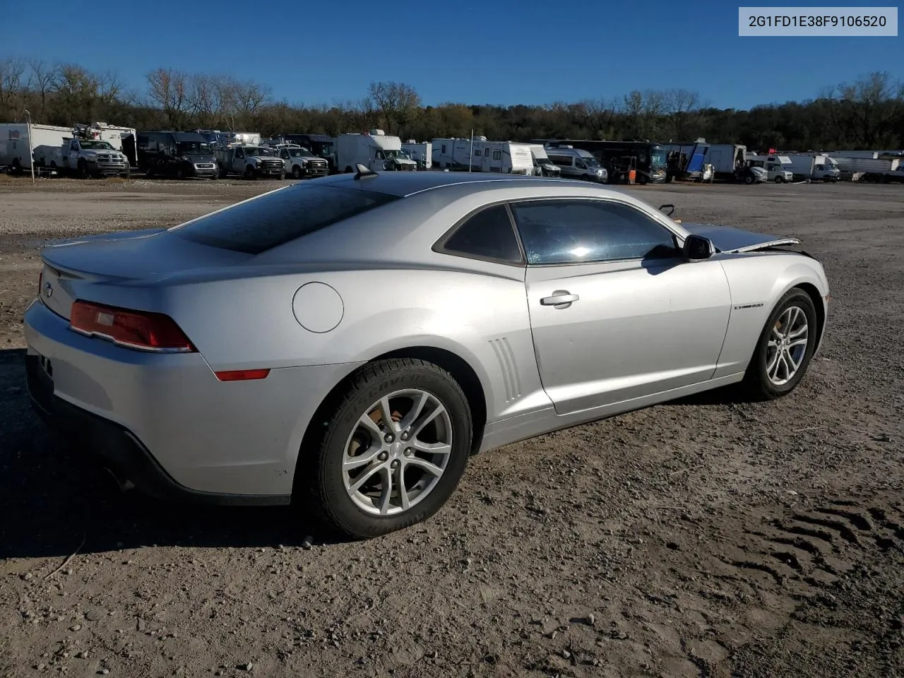 2015 Chevrolet Camaro Lt VIN: 2G1FD1E38F9106520 Lot: 72339684