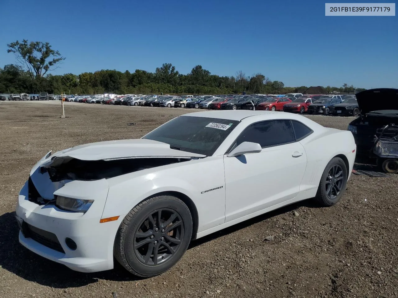 2015 Chevrolet Camaro Ls VIN: 2G1FB1E39F9177179 Lot: 72350294