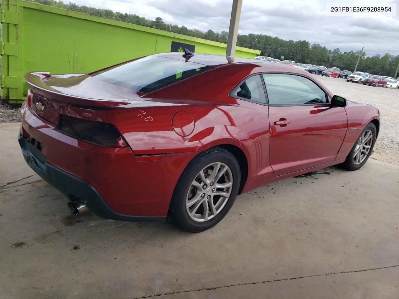 2015 Chevrolet Camaro Ls VIN: 2G1FB1E36F9208954 Lot: 72542064