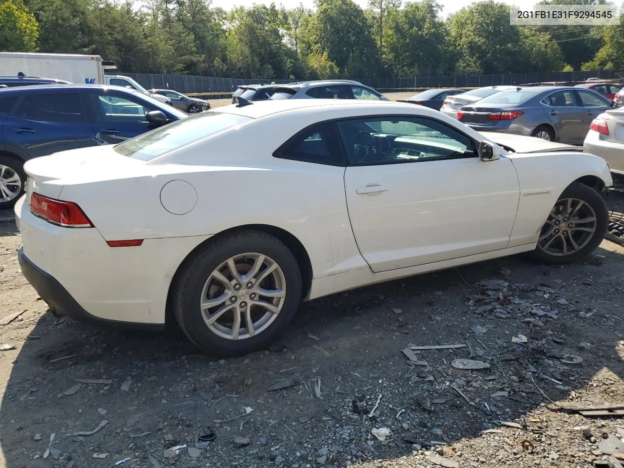 2015 Chevrolet Camaro Ls VIN: 2G1FB1E31F9294545 Lot: 72545094