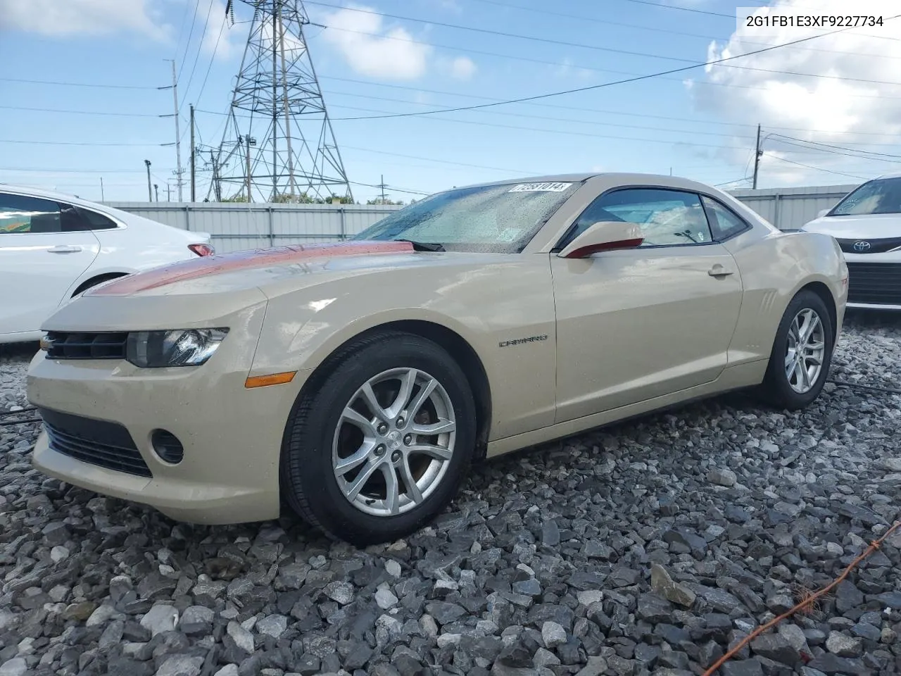 2015 Chevrolet Camaro Ls VIN: 2G1FB1E3XF9227734 Lot: 72581014