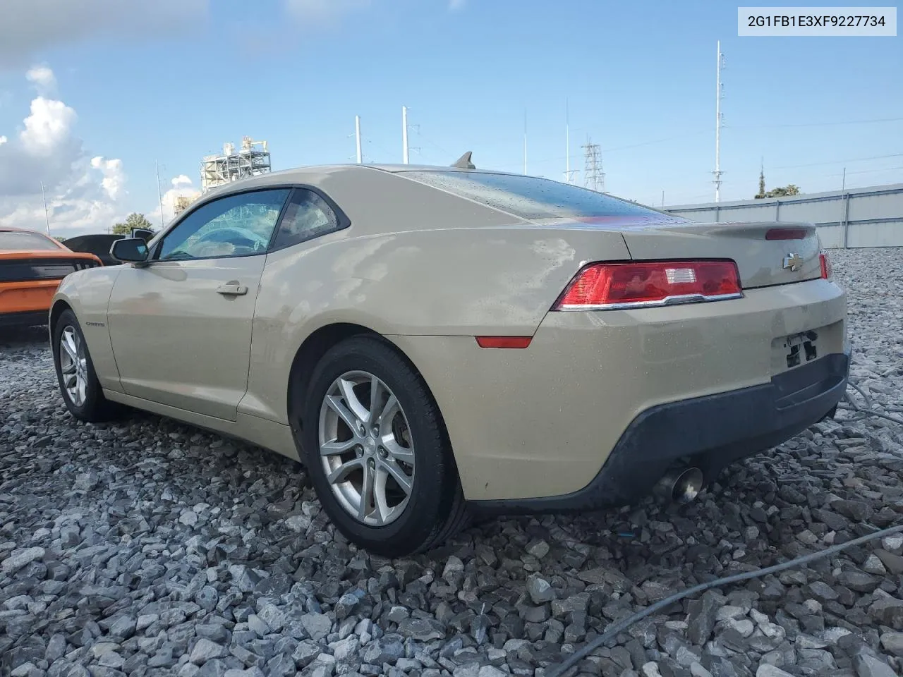 2015 Chevrolet Camaro Ls VIN: 2G1FB1E3XF9227734 Lot: 72581014