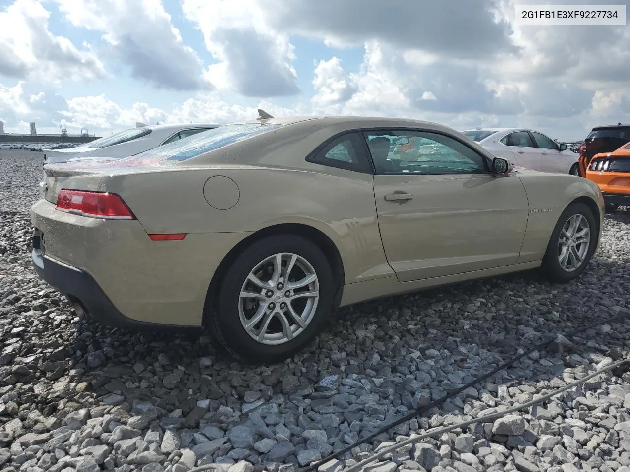 2015 Chevrolet Camaro Ls VIN: 2G1FB1E3XF9227734 Lot: 72581014