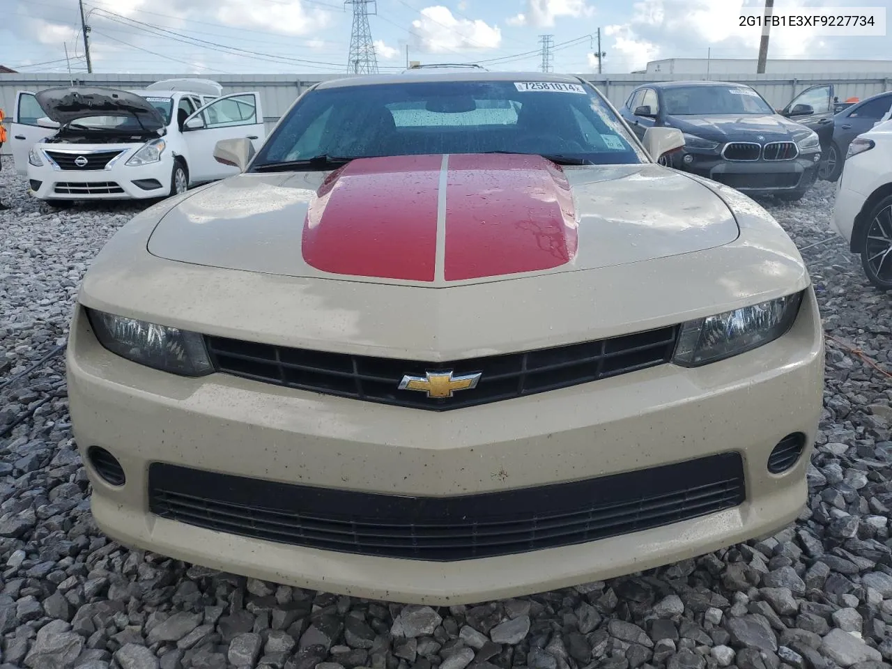 2015 Chevrolet Camaro Ls VIN: 2G1FB1E3XF9227734 Lot: 72581014