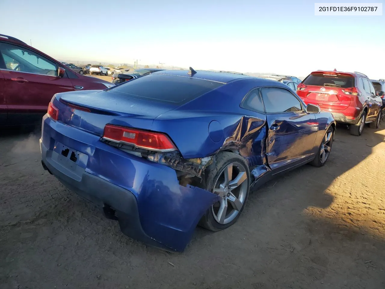 2G1FD1E36F9102787 2015 Chevrolet Camaro Lt