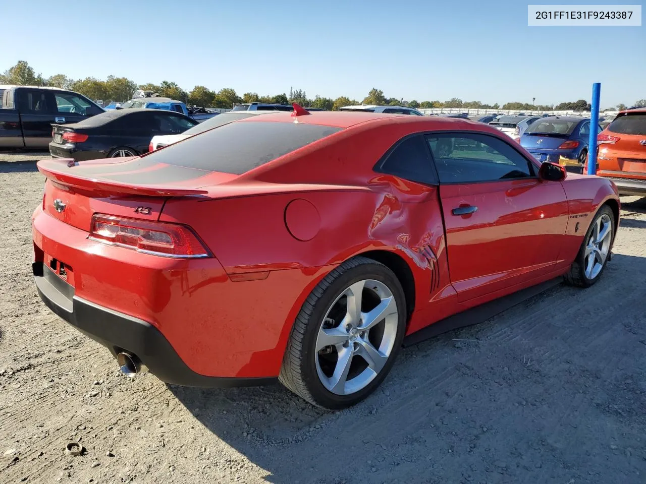 2G1FF1E31F9243387 2015 Chevrolet Camaro Lt