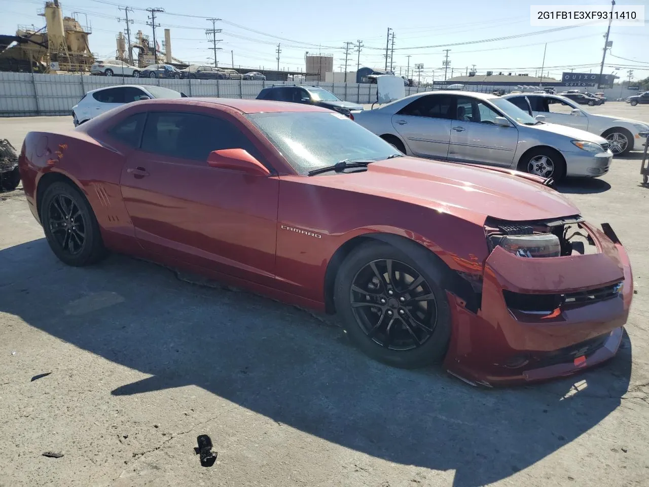 2015 Chevrolet Camaro Ls VIN: 2G1FB1E3XF9311410 Lot: 72809154