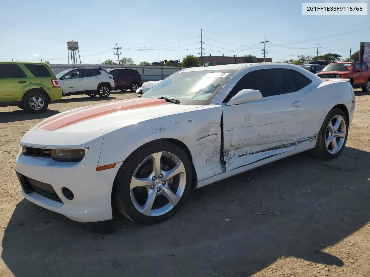 2015 Chevrolet Camaro Lt VIN: 2G1FF1E33F9115765 Lot: 72825224